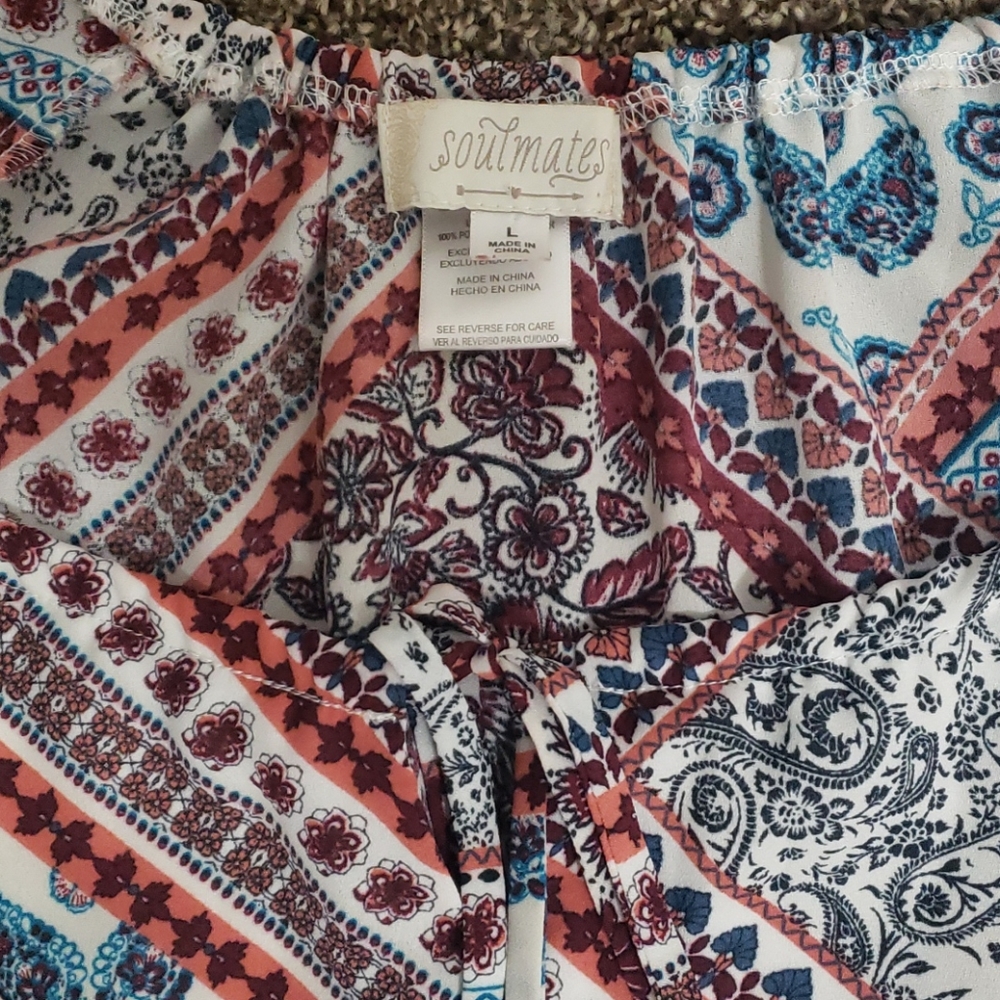 Large Patterned romper - Picture 2 of 2
